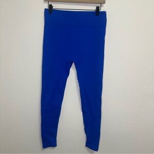 Women’s Cobalt Blue Ribbed Leggings XL (No Brand)